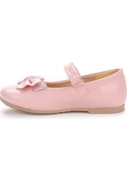 Taşlı Cırtlı Kız Çocuk Fiyonklu Babet Ayakkabı Ege 204 Rugan indirimleri