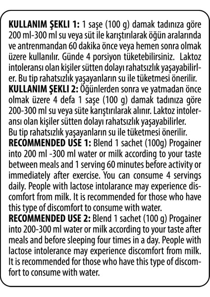 Hardline Progainer 17 Şase Tek Kullanımlık 100 gr Karbonhidrat