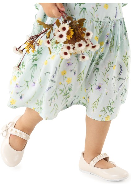 Incili Cırtlı Kız Çocuk Babet Ayakkabı 253 Cilt Bareti fırsatları