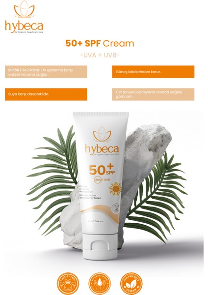Güneş Kremi Spf 50+ Tüm Ciltler Için Yüksek Korumalı 50 ml