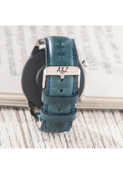 Huawei Watch Gt Gt2 E Gt2e Gt2pro Gt3 Pro Gt3pro Huawei Watch 4 Pro Ultimate Mavi Deri Kordon Kayış 46mm 22mm fırsatları