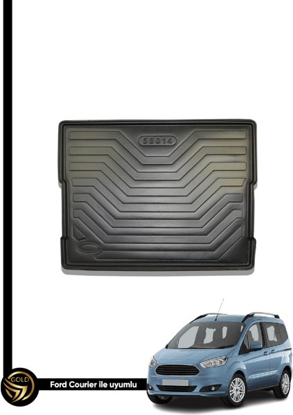 Ford Courier 2021 Elmas Kesim Maxi Havuzlu 3D Bagaj Havuzu