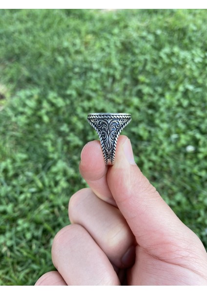 925 Ayar Gümüş Kartal Motifli Taşsız Erkek Yüzük indirimleri