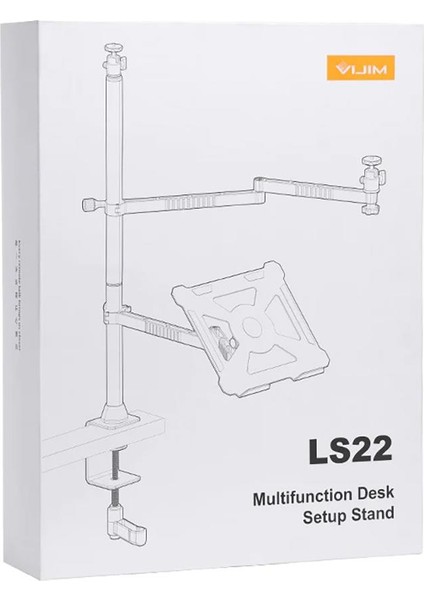 Vıjım LS22 Çok Amaçlı Laptop ve Kamera Masa Montaj Standı