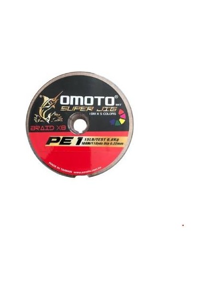 Super Jig X8 100MT 1pe Multicolor Jig Misina 0,22 mm