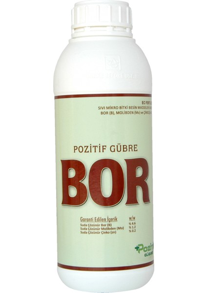 Bor Bor Noksanlığı Borlu Gübre