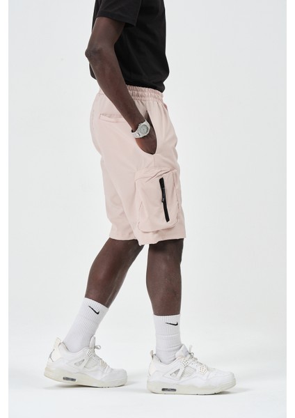 Paraşüt Şort Erkek Bej Şort 25163-06 fırsatları