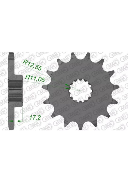 Ducatı Multıstrada 950 19-20 Çelik Ön Dişli #525