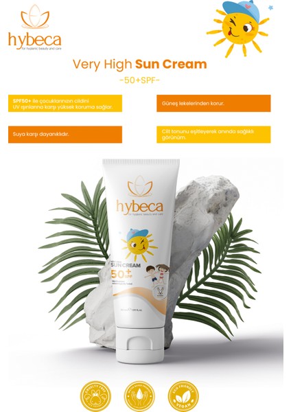 Çocuk Güneş Kremi Spf 50+ Yüksek Koruma 50 ml