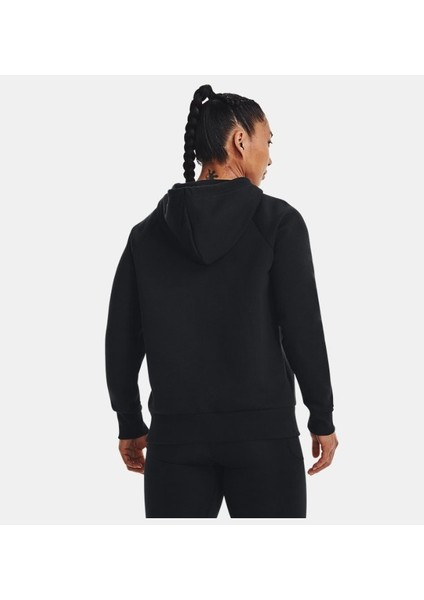 Kadın UA Rival Fleece Kapüşonlu Üst 1379500-001