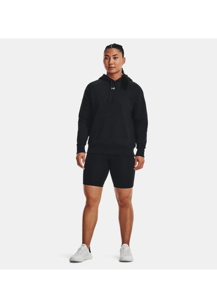 Kadın UA Rival Fleece Kapüşonlu Üst 1379500-001