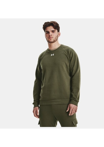 Erkek UA Rival Fleece Bisiklet Yaka 1379755-390