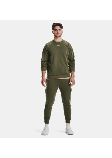 Erkek UA Rival Fleece Bisiklet Yaka 1379755-390