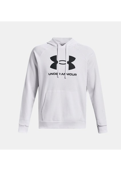 Ua Rival Fleece Logo Hd Beyaz Erkek Sweatshirt 1379758-100 fırsatları