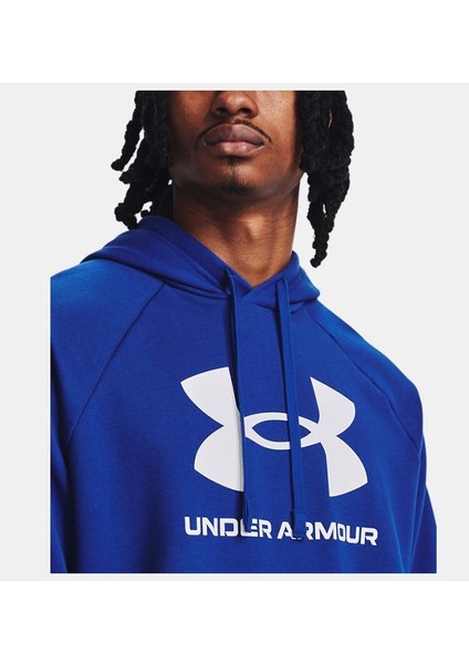 Ua Rival Fleece Logo Hd Mavi Erkek Sweatshirt 1379758-400 indirimleri