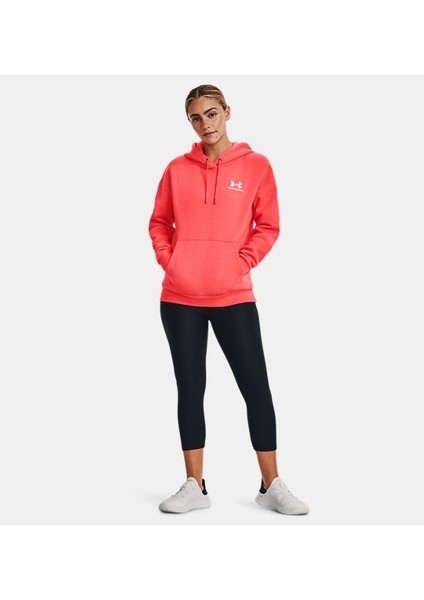 Kadın UA Essential Fleece Kapüşonlu Üst 1373033-691 modelleri