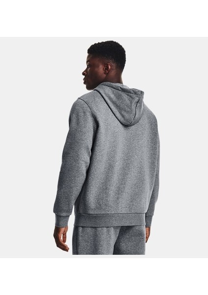 Erkek UA Essential Fleece Tam Boy Fermuarlı Kapüşonlu Üst 1373881-012 fiyatları