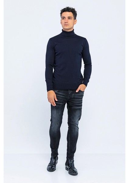 Erkek Regular Fit Uzun Kollu Boğazlı Kazak fiyatları