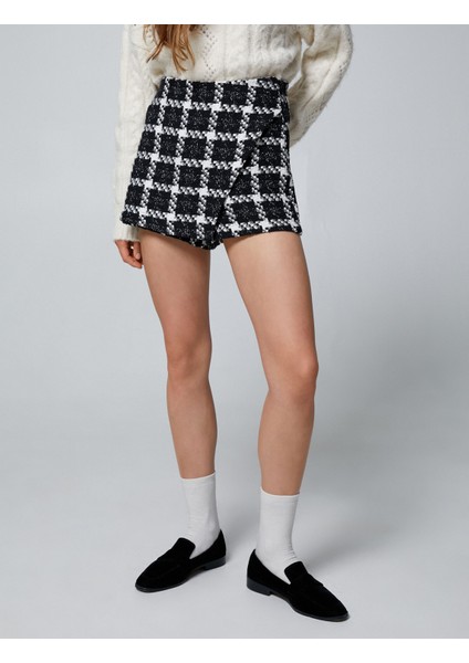 Tüvit Şort Etek Mini Anvelop Kapama Fermuarlı modelleri