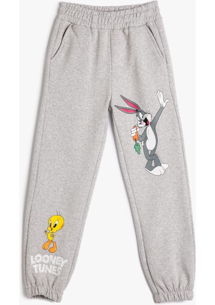 Bugs Bunny ve Tweety Jogger Eşofman Altı Cepli