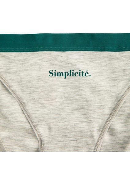 Brazilian Külot Slogan Baskılı Ribanalı modelleri