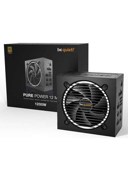 Be Quiet! Pure Power 12M 1200W 80+ Gold Tam Modüler Güç Kaynağı/psu BN346