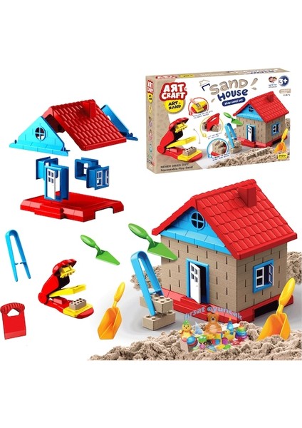 Berat Toys Berattoys 750 gr Kinetik Kum Inşaat Kinetik Kum Ev Seti Eğitici Oyuncak