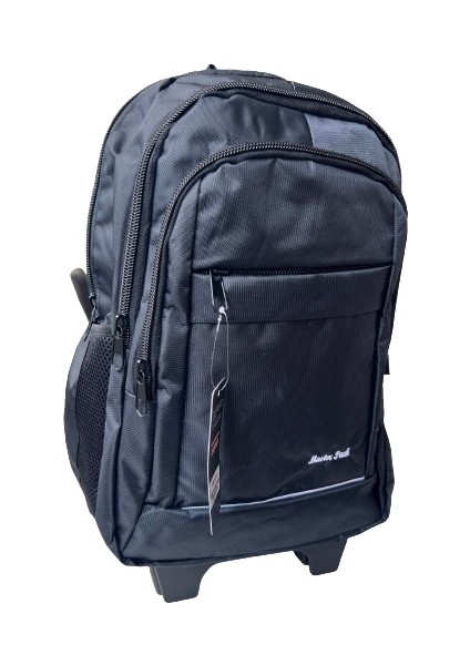 Çekçekli Seyahat Valiz Çantası Kabin Boy Fonksiyonel Tekerlekli Fonsiyonel Sırt Çantası 58X35X26 Siyah fırsatları