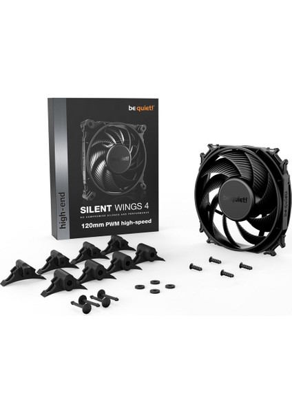 Be Quiet! Silent Wings 4 120MM Pwm 2500 Rpm Premium Kasa Fanı 4-Pin BL094