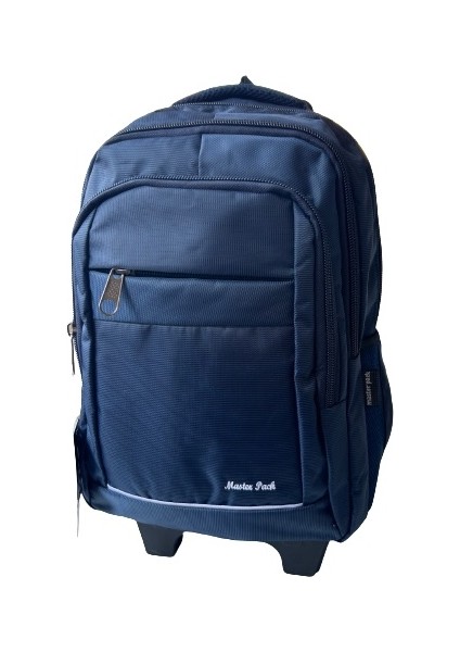 Çekçekli Seyahat Valiz Çantası Kabin Boy Fonksiyonel Tekerlekli Fonsiyonel Sırt Çantası 58X35X26 Lacivert modelleri