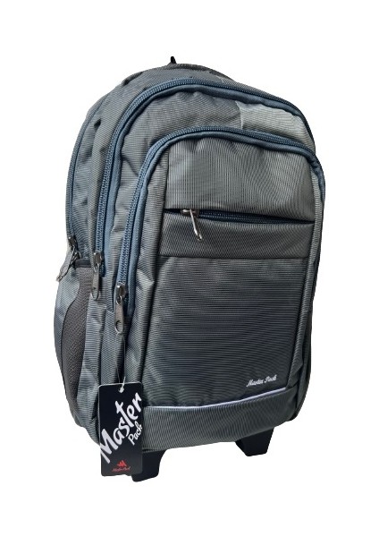 Çekçekli Seyahat Valiz Çantası Kabin Boy Fonksiyonel Tekerlekli Fonsiyonel Sırt Çantası 58X35X26 Yeşil fırsatları