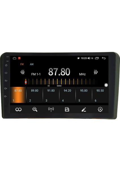 Audi A3 Android 12 Carplay Özellikli 8gb Ram + 128GB HDD Navigasyon Multimedya Ekran