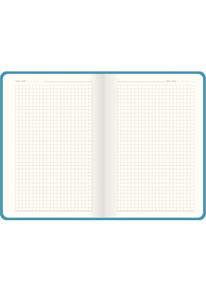 13X21 Kareli Premier Defter - Mavi