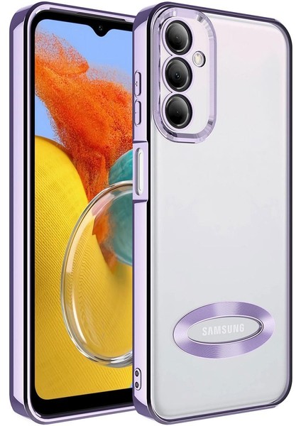 Galaxy M14 Kılıf Kamera Korumalı Logo Gösteren Zore Omega Kılıf