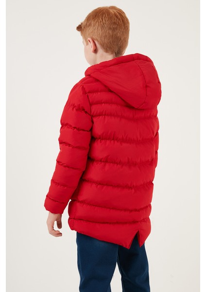 Fermuarlı Cepli Kapüşonlu Şişme Mont Erkek Çocuk Mont 6492324 indirimleri