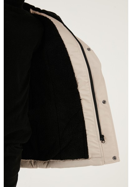 Fermuarlı Cepli Kapüşonlu Şişme Mont Erkek Çocuk Mont 6492325 indirimleri