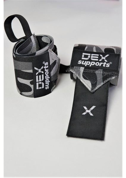 Dex Supports Wrist Wraps Kamuflaj Dark Tone  2’li Paket