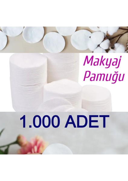 1000 Adet Makyaj Temizleme Pamuğu Makyaj Pedi Pamuk
