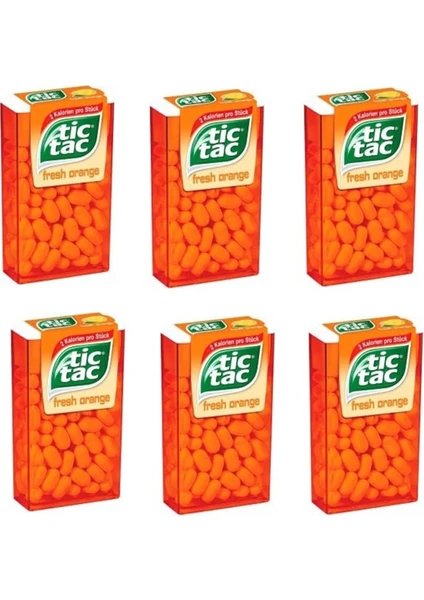 Tic Tac   Fresh Orange 18 gr 6 Adet