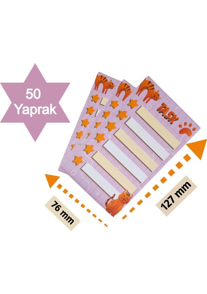 Dopp Çek-Kopar Desenli Bloknot 76X27 cm 50 Yaprak DOPP-N20