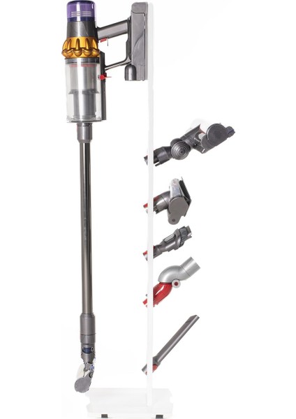 Bosch Uyumlu Dikey Süpürge Standı 3 Farklı Renk (BEYAZ) Bosch Süpürge Modellere Uyumlu