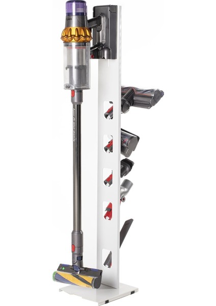Bosch Uyumlu Dikey Süpürge Standı 3 Farklı Renk (BEYAZ) Bosch Süpürge Modellere Uyumlu