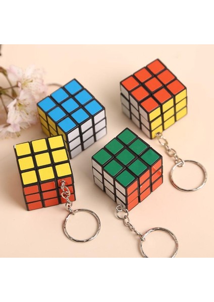 Mini Rubik Zeka Küpü (Sabır Küpü) 3x3 Anahtarlık