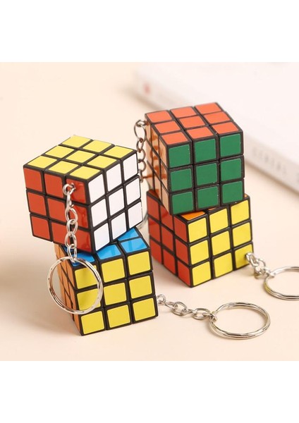 Mini Rubik Zeka Küpü (Sabır Küpü) 3x3 Anahtarlık