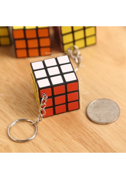 Mini Rubik Zeka Küpü (Sabır Küpü) 3x3 Anahtarlık