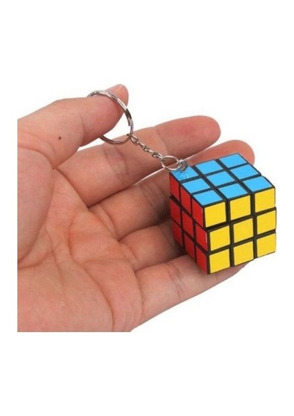 Mini Rubik Zeka Küpü (Sabır Küpü) 3x3 Anahtarlık