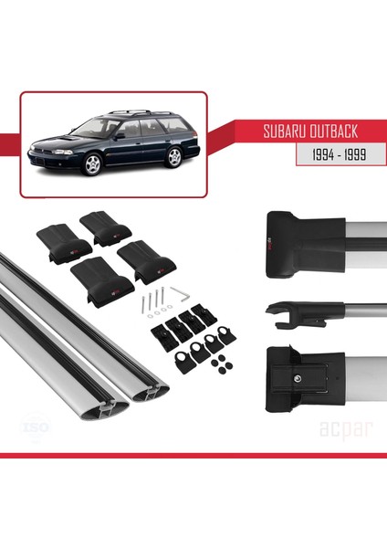 Subaru Outback 1994-1999 Arası ile Uyumlu Fly Model Ara Atkı Tavan Barı Gri indirimleri