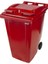 Kırmızı Plastik Ççpkonteyneri 360 lt 1