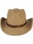 Unisex Western Cowboy Cowgirl Şapkası Geniş Şapka Haki Haki (Yurt Dışından) 4