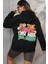Only Trendwear Oversize Do The Things That Make You Baskılı Sweatshirt 1